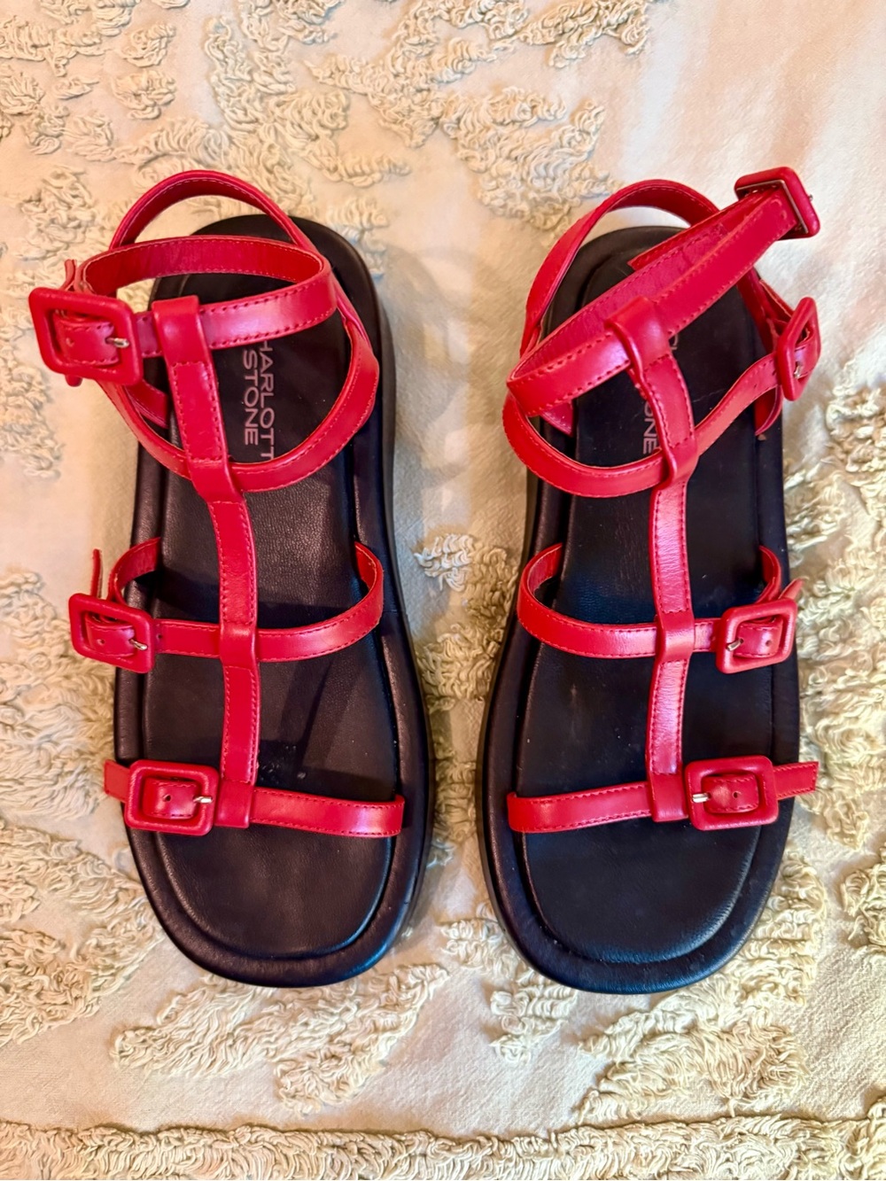 Charlotte Stone Pika Sandal in Begonia